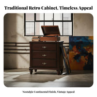 sturdy Wood Construction Multi-Drawer Wooden Chest traditional American design Multi-Drawer Cabinet Antique Design storage chest Distressed Finish for Interior Decorators, property owners, Families, Bedroom, Living Room, Hallway, Entryway