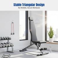 Sit Up Bench, Multifunctional Dumbbell Bench, Foldable Fitness Chair, Abdominal Exercise Equipment, Adjustable Weight Bench