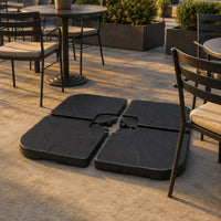 Square Umbrella Base   Water-Fillable Umbrella Base Round Corner Outdoor Equipment