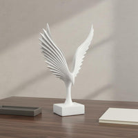 Golden Feather Ornament Opening Gift Angel Appendages Decor Nordic Design