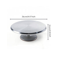 Cake Decorating Turntable Non-Slip Kitchen Tool Concealed Ball Bearings