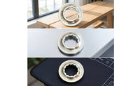 Alloy Centerlock Rotor Lockring Slim-Profile Centerlock Lockring Thru-Axle Disc Rotor Lock Fastener Secure for Cyclists