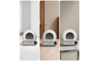 Smart App Control Self Cleaning Litter Box Large-Capacity Automatic Litter Box Safety Sensors Pet Supply Handshands-off for Indoor, Apartments