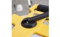 Wear-Resistant Exposed Reel Fiberglass Measuring Tape Non-Stretch Fiberglass Tape Measure High Strength Ergonomic Handle for Surveyors