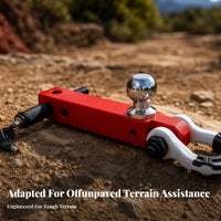 Ball Hitch Shackle Black Coating Finish Vehicle Hardware Polished Outdoor-Adventure Towing Gear