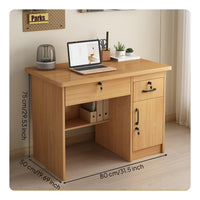 Computer Desk Sturdy and Stable Computer Desk with Storage Spacious Desktop PC Laptop Workstation for Students, Professionals, Bedroom, Living Room