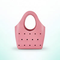 Customizable EVA Tote Bag Washable Tote Bag with Holes Structured Sturdy for Beach