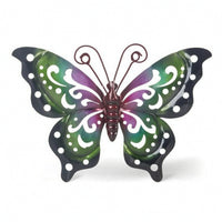 Metal Lepidoptera Art Decoration Elegant Butterfly Wall Sculpture Easy to Hang for Patio