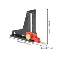 Woodworking Height Gauge Knurled Locking Knob Height and Depth Gauge