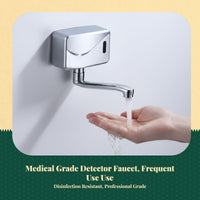 Touchless Wall-Mounted Automatic Bathroom Faucet
