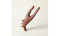 Hand Polished Sandalwood Ear Reflexology Tool Ergonomic Design Wooden Ear Massage Tool for Home SPA