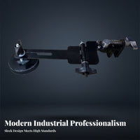 Quiet Practice Padded Bass Drum Mute Matte Black Bass Drum Mute Metal Hardware Music Accessory Slotted Arm