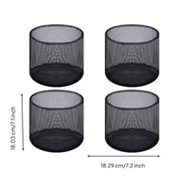 4 Pieces Mesh Pond Plant Basket Lightweight Water Lily Growing Container