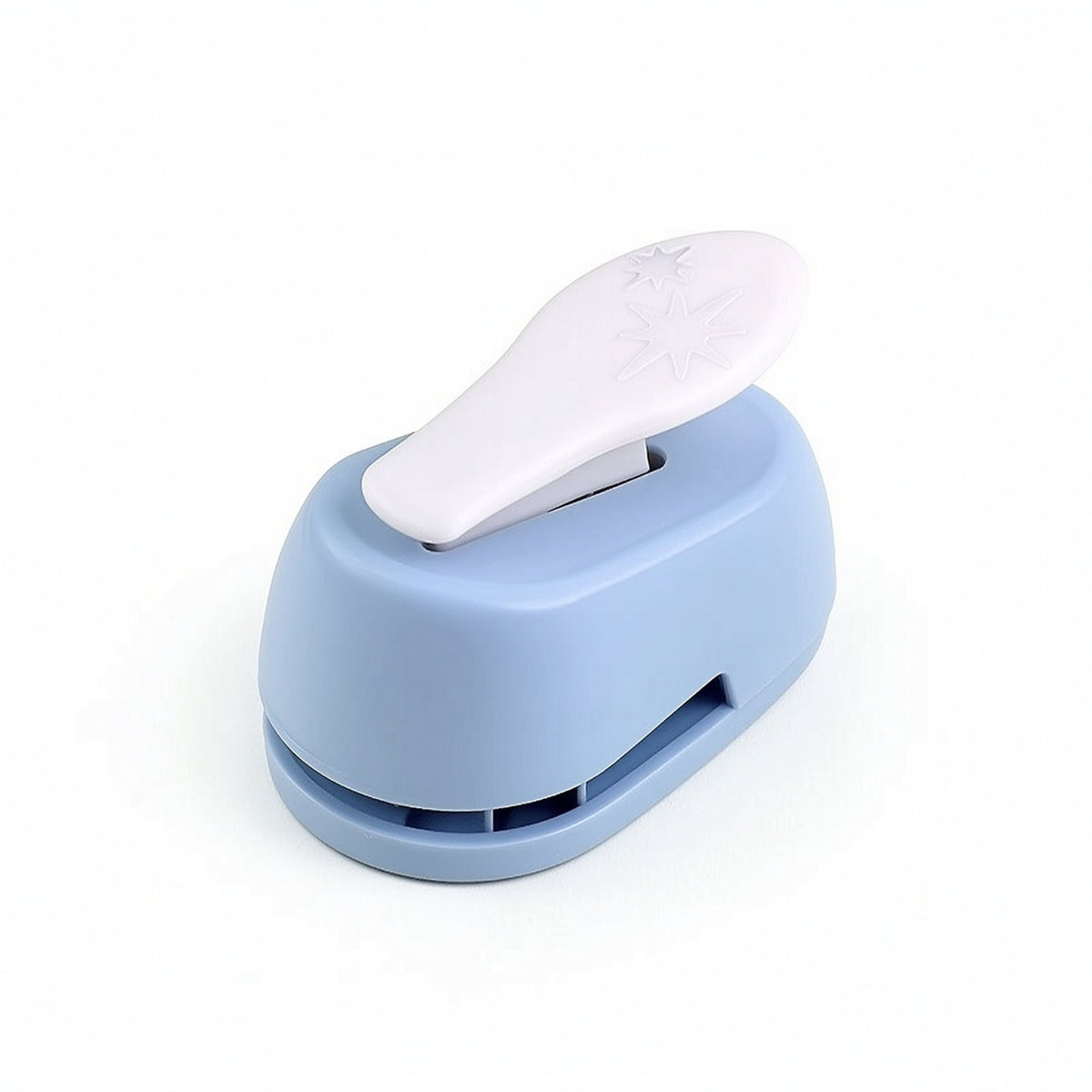 Portable Lever Craft Punch Compact Handheld Paper Punch Palm-Sized Labor-Saving for Crafters, Classroom Crafts