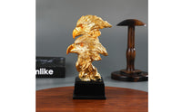 Double-Headed Eagle Statue Artistic Design Resin Eagle Sculpture Hand-Crafted