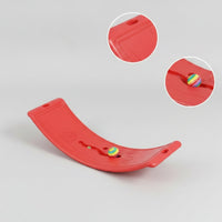 Molded Plastic Rocker Board Textured Balance Board with Handles Indoor Exercise for Children, Toddlers, Home Gym, Playroom, Sensory Room