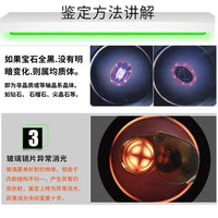 Desktop Polarizing Magnifier for Jewelry Identification with Universal Gem Clip