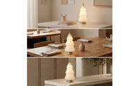 Christmas Tree Lamp Touch Control Conical Table Lamp Warm White for Bedroom