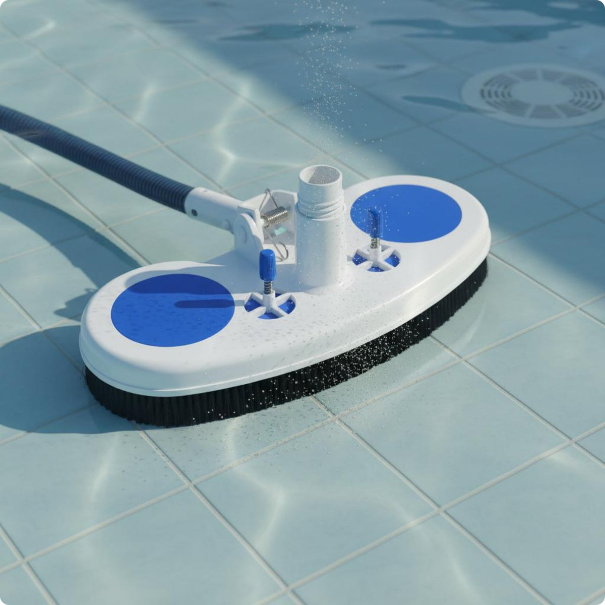 Oval Vacuum Head Easy to Clean Pool Vacuum Head with Bristles Heavy Duty