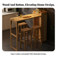 Transformable Sideboard Table Multi-Functional Kitchen Island Space-Saving Design Room Divider Function for Homeowners