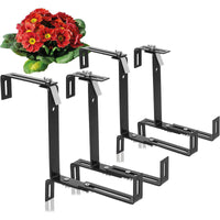 Stainless Steel Adjustable Plant Pot Bracket for Balcony Railings