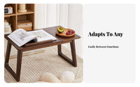 Foldable mat-design Table Japanese design Floor Desk Space-Saving for Bedroom, Adults