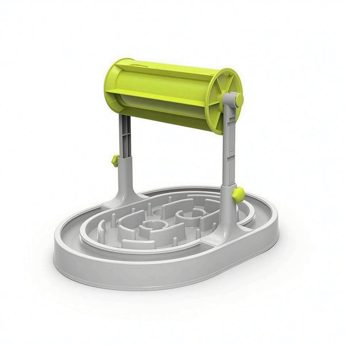 Slow Feeder with Rotating Drum Anti-Gulping Interactive Pet Feeder No Power