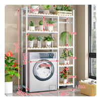 Over-the-Washer Storage Rack Heavy-Duty over Washer Storage Rack High Load Capacity Multi-Tier Plant Stand for Balcony, Washroom