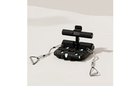 Sit-up Assistant with Resistance Bands Low-Profile Suction Cup Sit-up Assistance Foam-Padded Abdominal for Beginners, Home Gym, Apartment