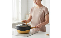 Easy to Clean Square Nonstick Wok Even Heating Cookware