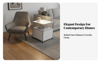 configurable Cube unit Modern Design Bedside Table Minimalist and appearance Nightstand for Apartment Dwellers, Homeowners, Bedroom, Living Room, Entryway