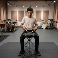 EEL 12-inch Practice Pad Drum Set Practice Device for Beginners with Metronome Set Striking Board Training