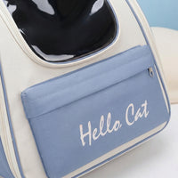Pet Carrier Backpack, Foldable Cat Backpack with Oxford Fabric, Portable Pet Carrier for Travel Hiking, Breathable Pet Bag for Hiking Walking