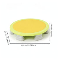 Pastel Colors Kids Trampoline Home Exercise Indoor Trampoline Easy to Use Children's Rebounder Non-Slip for Toddlers