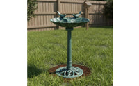 Shell Bird Bath Weather-Resistant Garden Decor Stable Base for Yard