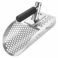 Long Handle Sand Scoop Rust-Proof Stainless Steel Beach Fast Sifting