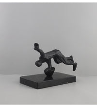 Nordic Creative Abstract Metal Figure Sculpture for Home Decor