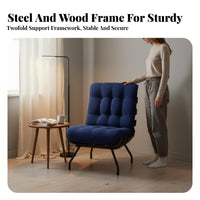 Upholstered Armchair Italian design Upholstered Tub Chair Minimalist Design Retro Look for Bedroom, Home Office, study alcove
