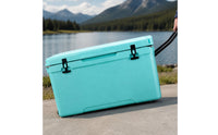 Insulated Wheeled Cooler Mobile Cooler with Wheels Heavy-Duty Ice Chest Sturdy for Anglers