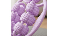 Textured Rollers Leg Massage Roller Curved Grips Double-Row Massage Roller Pressure Relief Handheld Leg Massager Compact