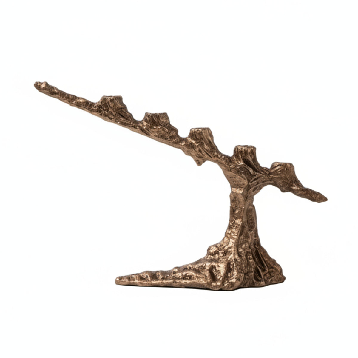 Tree Sculptural Candelabra Holder Antique Candelabra Timeless Candle Holder for Mantel