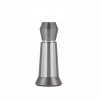 Industrial Base Espresso Needle Distributor Coffee Grounds Stirrer Stainless Steel 8 Needle Portafilter Tool with Aluminum Alloy Handle Stand Suitable for Brewing at Home Office Coffee Shop