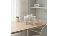 Pet Water Drinking Station USB-Powered Cat Water Drinking Station Transparent for Cats, Small Pets, Tabletop, Countertop
