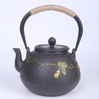 典工堂铁壶仿日本南部铸铁壶双铁叶蔓葫芦生铁壶 烧水壶 茶具茶壶