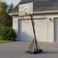 Adjustable Basketball Hoop Stand Clear Backboard Adjustable Basketball Hoop Stable Base
