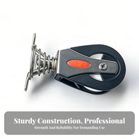 Bearing-Style Pilates Core Bed Wheel Mounting Tabs Spring-Loaded Wheel Assembly Quiet Rolling Pilates Pulley Part Compact