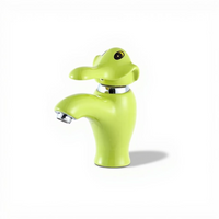 Cartoon Elephant Ceramic Faucet for Kids Bathroom