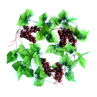 Artificial Fruit Vine Grape Leaves Fake Flower Vine Restaurant Indoor Ceiling Air Conditioning Pipe Decoration Green Plant Vegetable