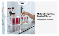 Stepped Cosmetic Rack Transparent Display Stand Large Capacity for Collectors