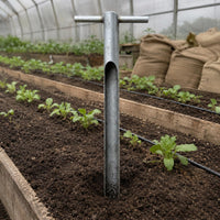 Soil Sampler Side Opening Hole Digger Easy to Use Garden Hole Digger for Farm